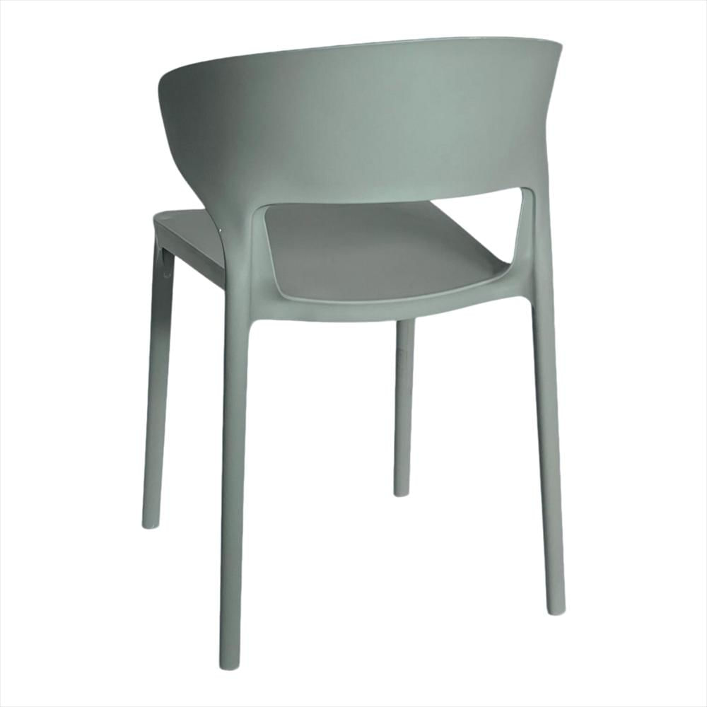 Set X2 Sillas Versa En Polipropileno Color Gris Claro img #3