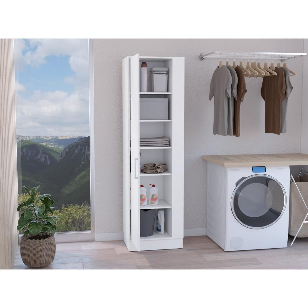 Mueble De Aseo Lirio, Blanco, Con Cinco Entrepaños Zf img #3