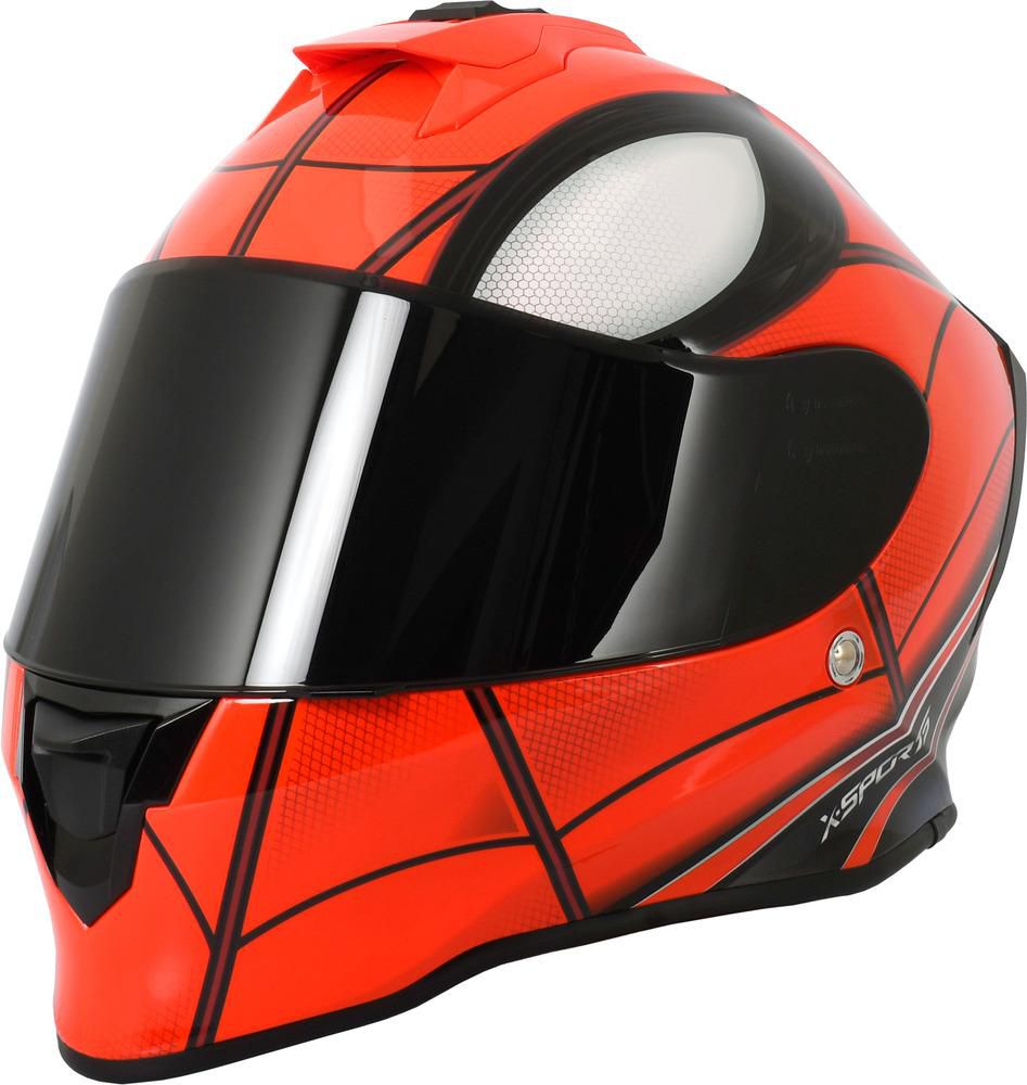 Casco Para Moto XSPORTS HELMETS V151 SpiderMan Rojo img #1
