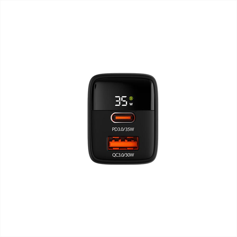 Cargador Gan Doble De Pared Powerwall 35 Klip Xtreme Kmc 250 img #2