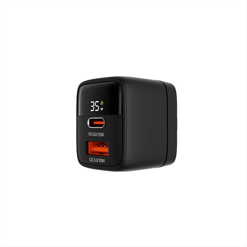 Cargador Gan Doble De Pared Powerwall 35 Klip Xtreme Kmc 250 img #4