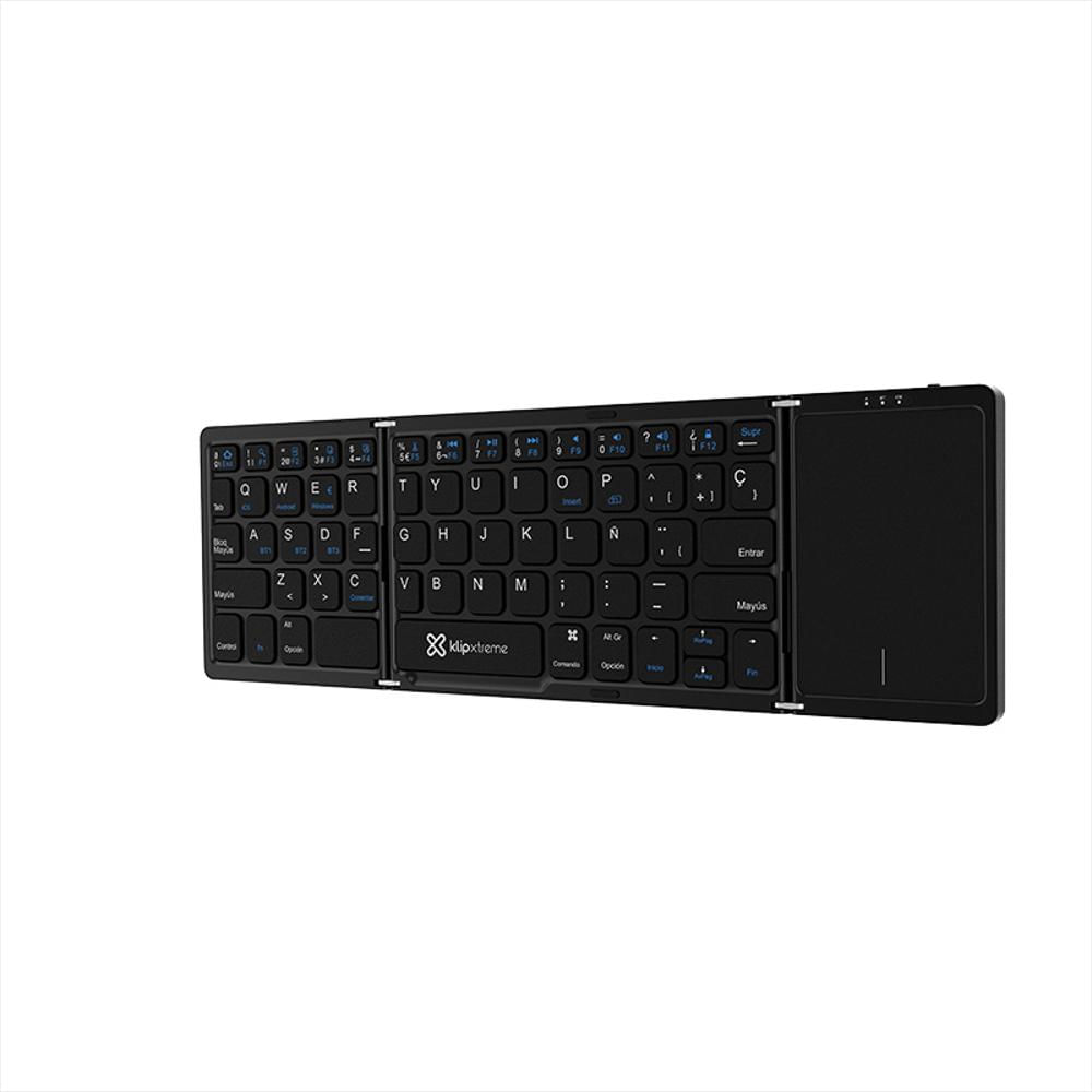 Teclado Inalámbrico Plegable Con Panel Táctil Klip Xtreme Kck 650S Bk img #5