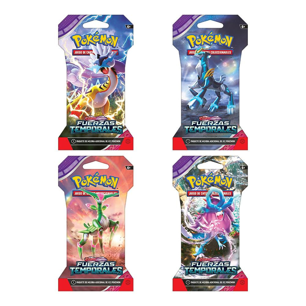 Cartas De Pokemon Tcg Sv Temporal Forces Sleeved Booter Pack Spa img #1