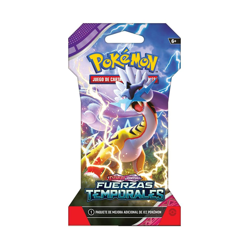 Cartas De Pokemon Tcg Sv Temporal Forces Sleeved Booter Pack Spa img #2