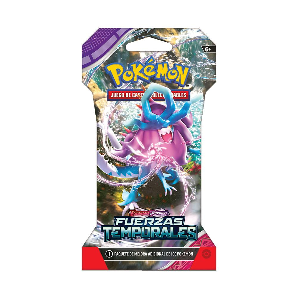 Cartas De Pokemon Tcg Sv Temporal Forces Sleeved Booter Pack Spa img #5