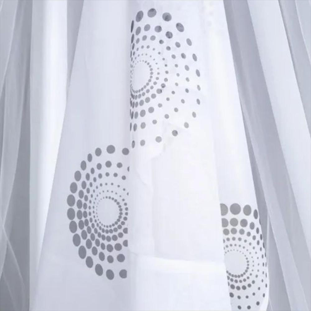 Cortina Velo Estampado Dividido Espiral 150X210cmx2 img #5