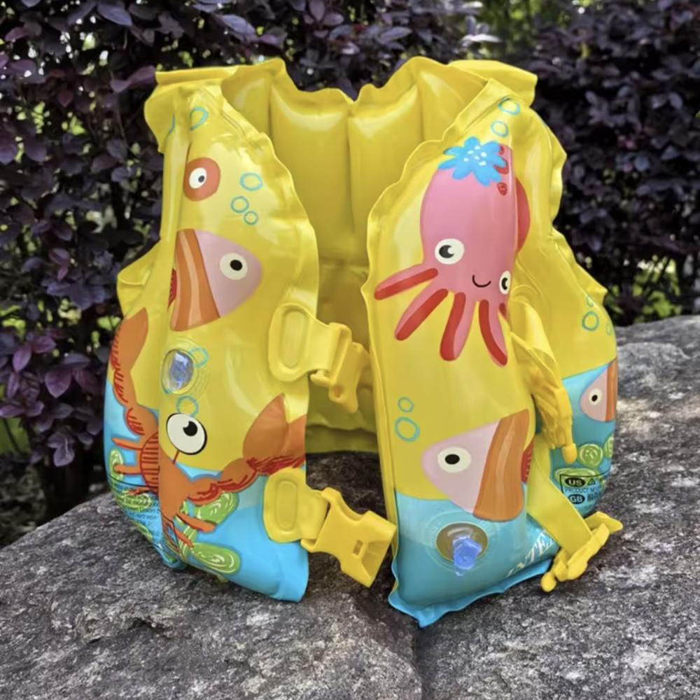 Chaleco Inflable Para Niño Intex Diseño Tropical 59661 img #5
