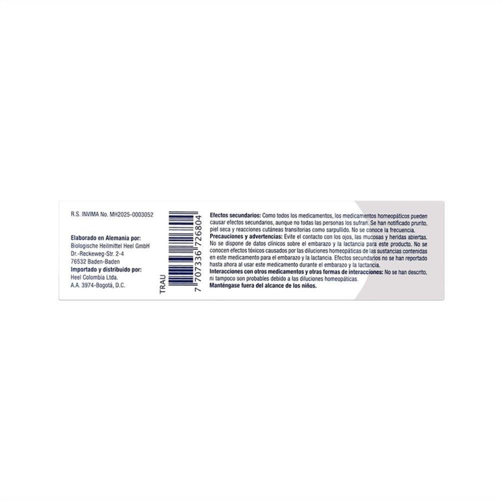 Traumeel Gel X 50 Grs Heel img #2