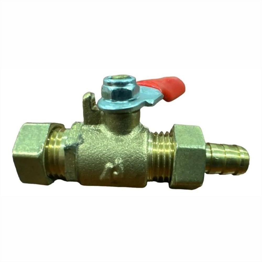 Válvula De Bola O Llave De Paso 1/4 1/4 Macho Con Espigó img #1