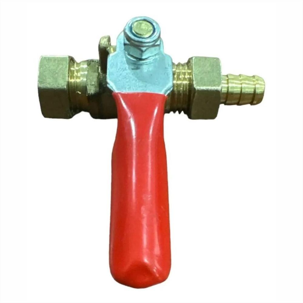 Válvula De Bola O Llave De Paso 1/4 1/4 Macho Con Espigó img #2
