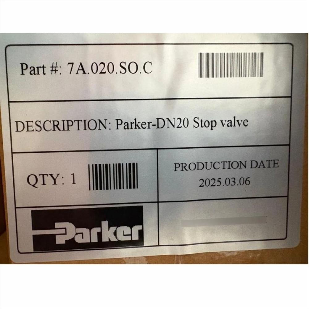 Válvula De Corte Amoniaco Parker Dn 20 Paso Recto Capuchon img #2