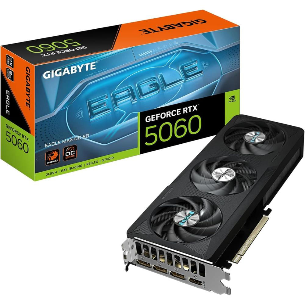 Tarjeta Grafica Gigabyte Rtx 5060 Eagle Max Oc 8Gb Gddr7 img #1