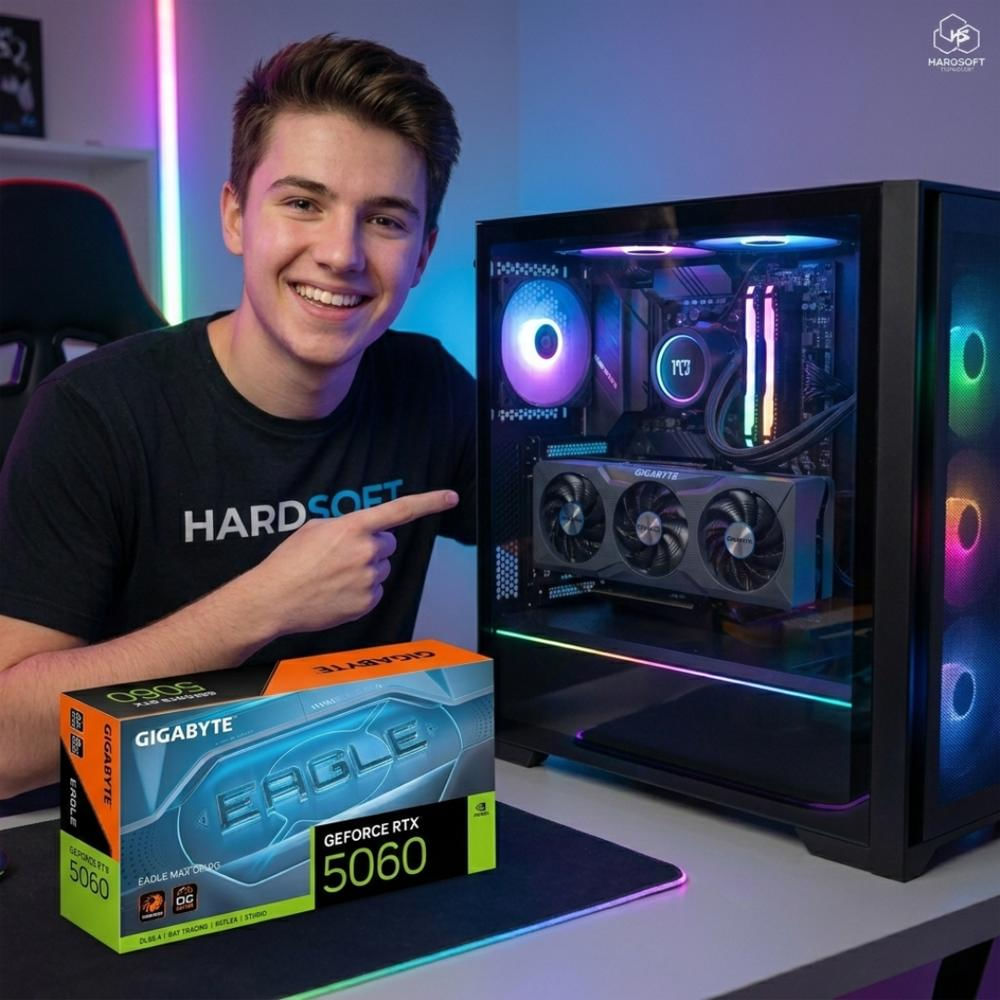Tarjeta Grafica Gigabyte Rtx 5060 Eagle Max Oc 8Gb Gddr7 img #2