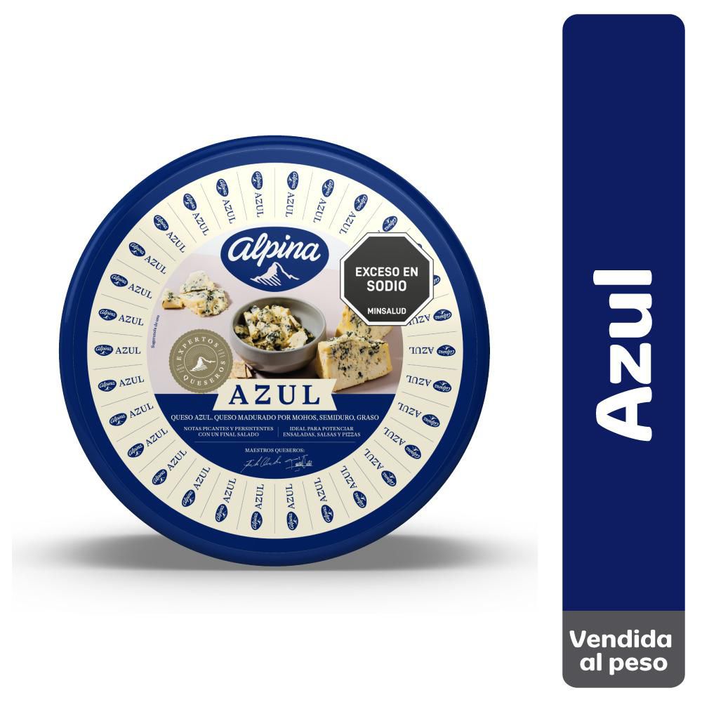Queso azul ALPINA Porcionado En Tienda