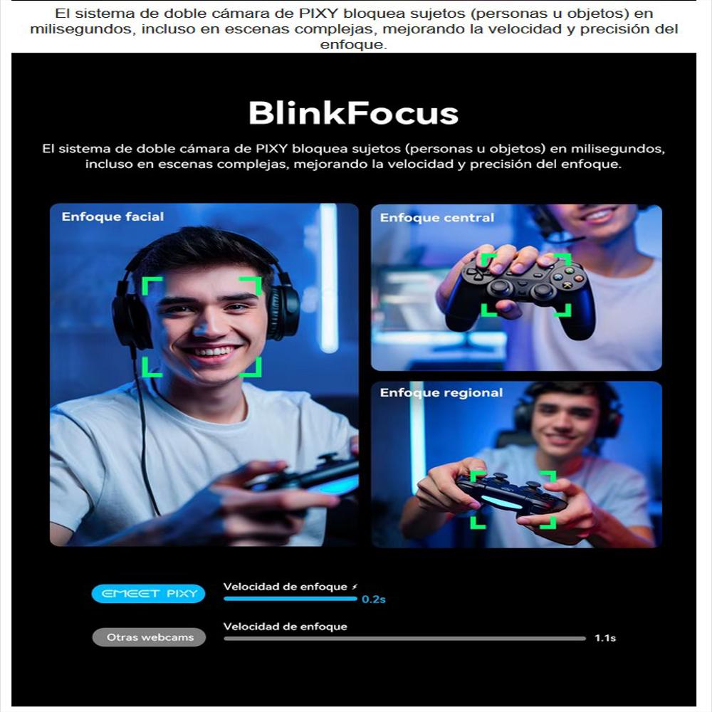 Video Cámara Emeet Pixy E3138 4K Con Seguimiento Ai img #4
