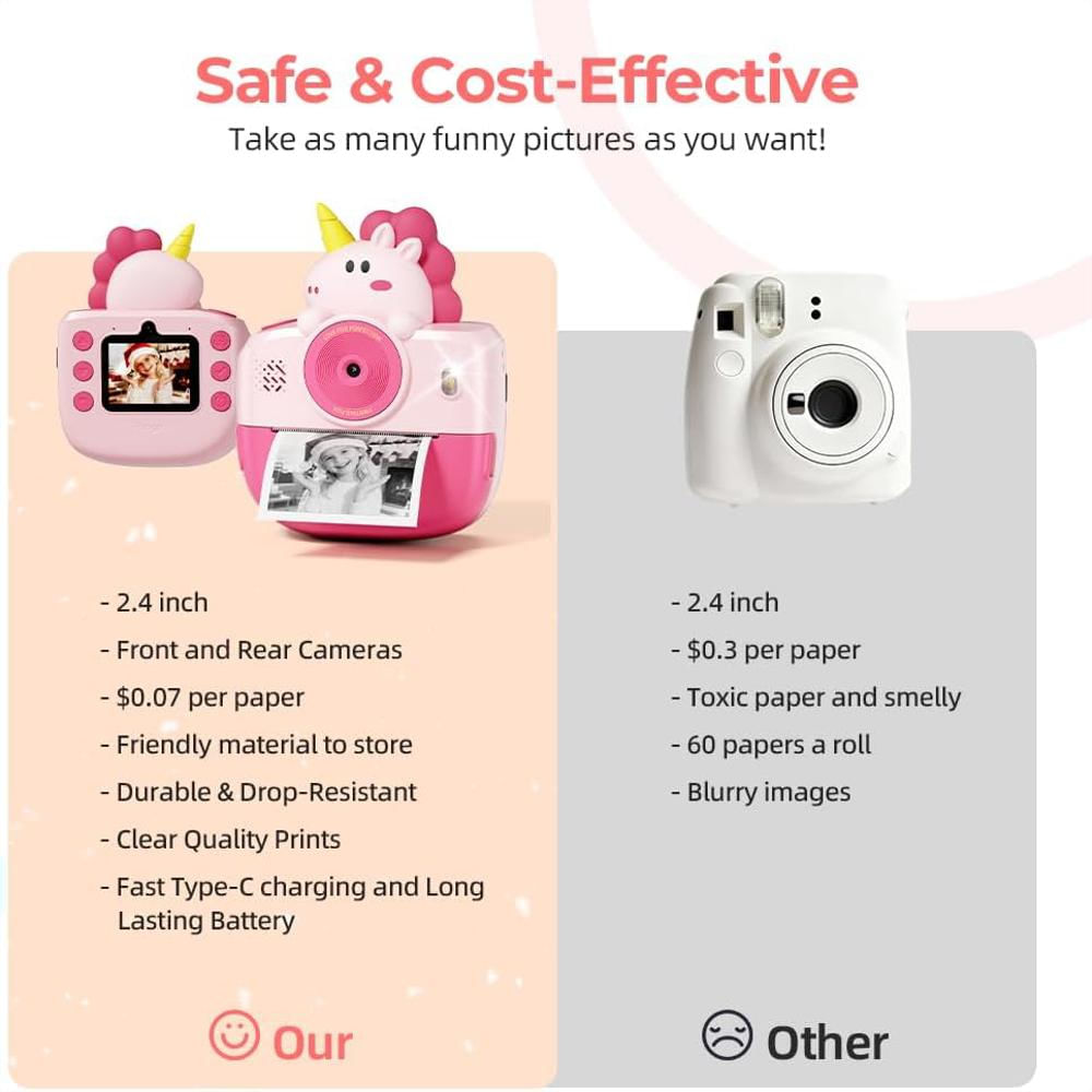 Cámara Instantanea Para Niños Con Bluetooth img #3