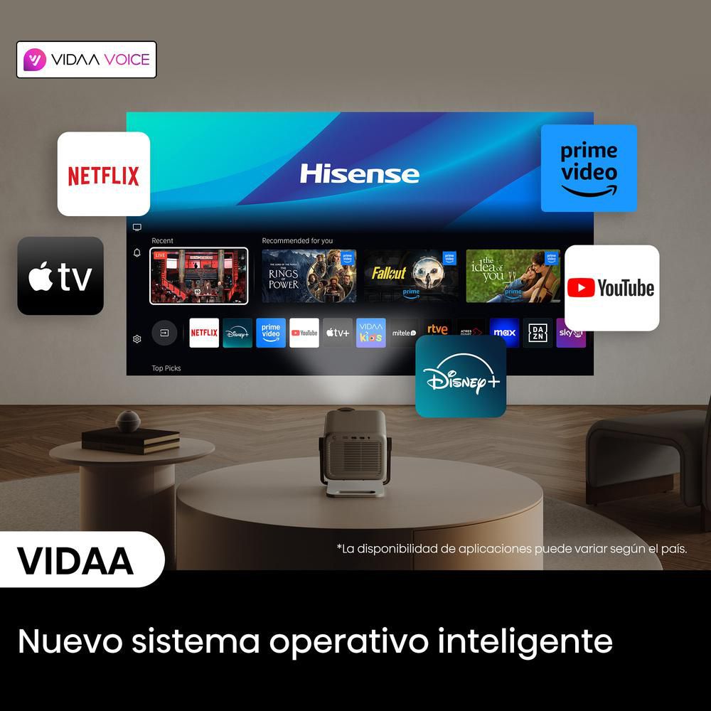 Proyector HISENSE 200 pulgadas LED Uhd4K Smart TV M2 Pro img #8