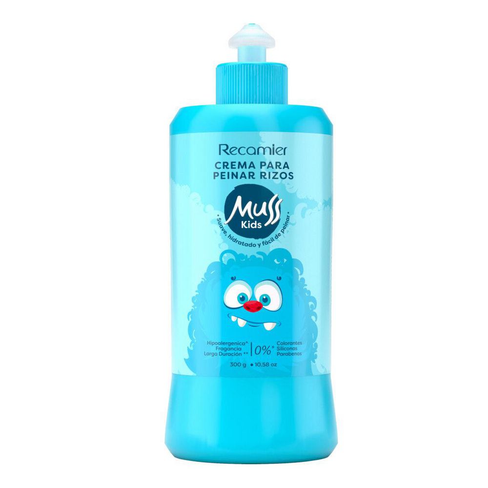 Crema para peinar MUSS rizos kids (300  gr)