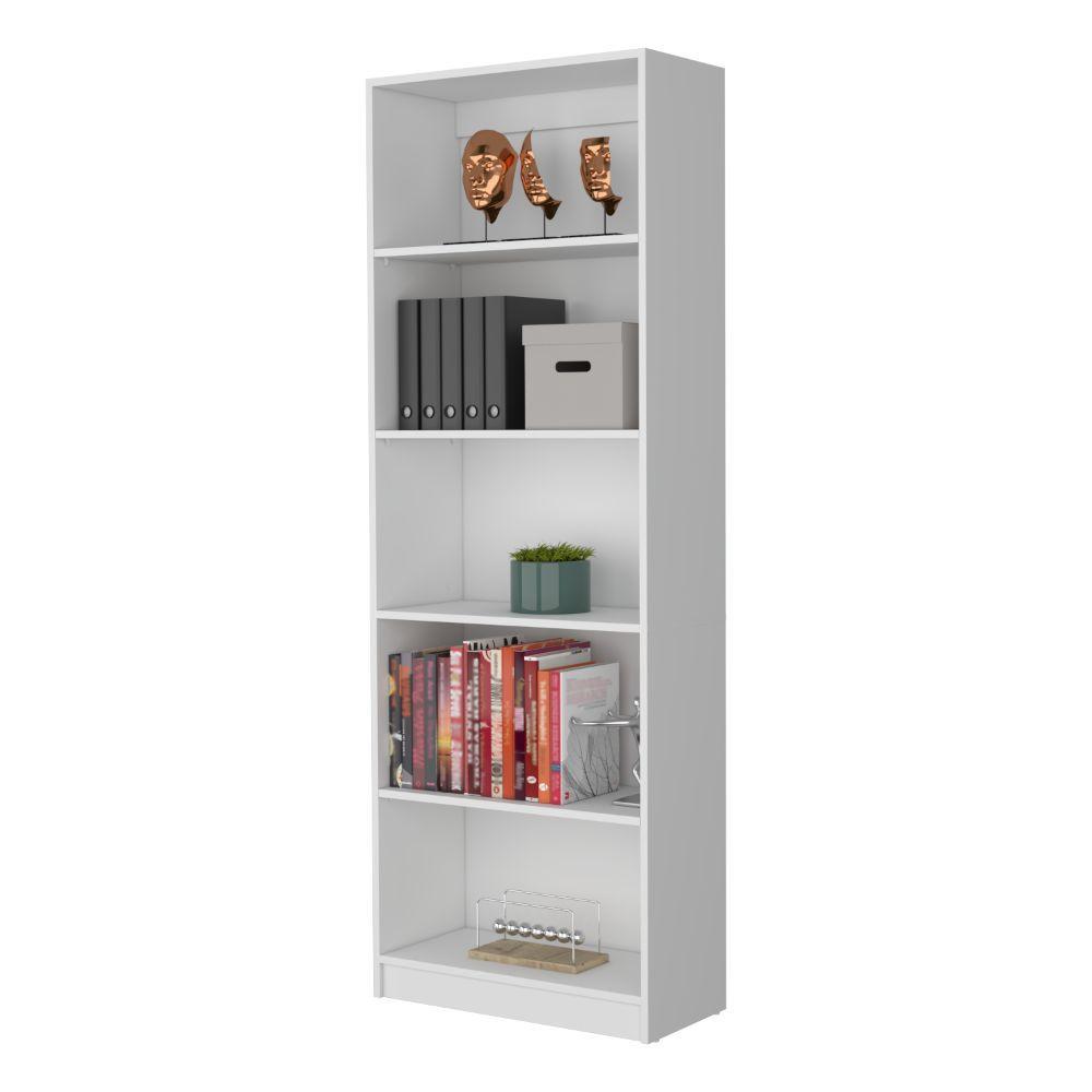 Biblioteca Home, Blanco, Con Cuatro Entrepaños Zf img #1