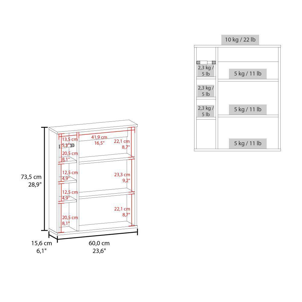 Gabinete De Baño Meller, Kronos Blanco, Con Espacio Para Colocar Objetos Zf img #4