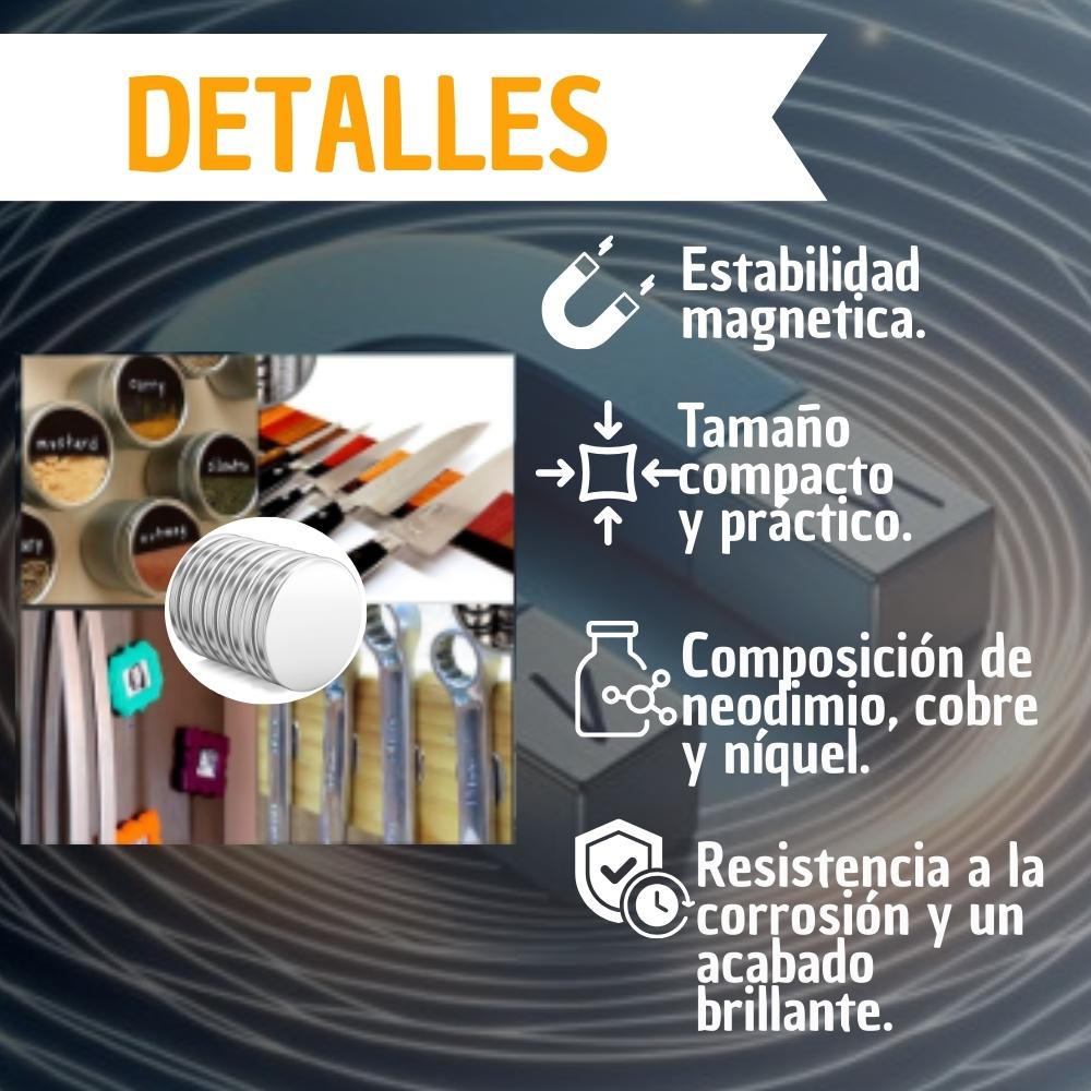 Imanes Redondos De Neodimio Alta Potencia Set 20 Unidades img #4