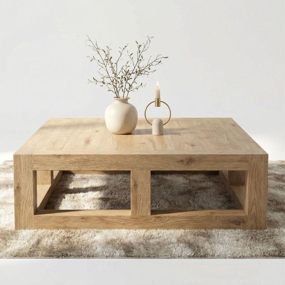 Mesa De Centro Heka 80Cm X 80Cm img #1