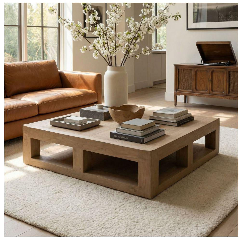 Mesa De Centro Heka 80Cm X 80Cm img #2