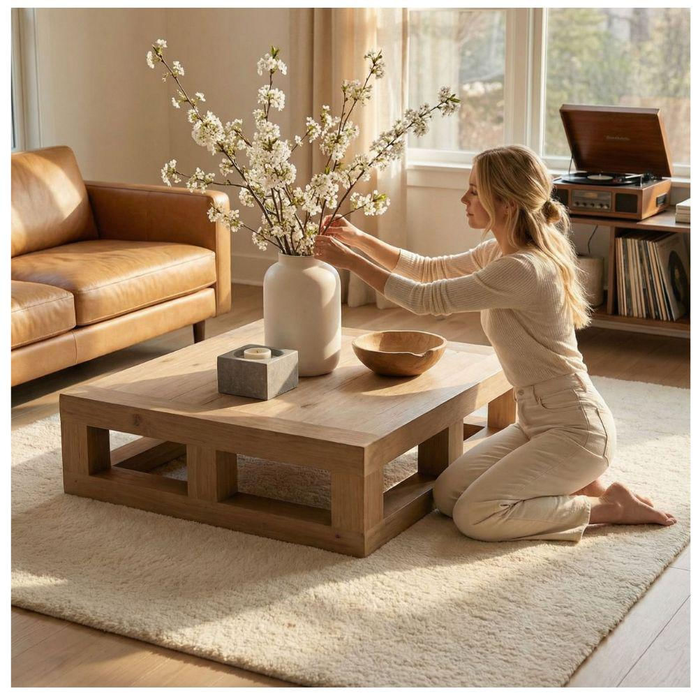 Mesa De Centro Heka 80Cm X 80Cm img #3