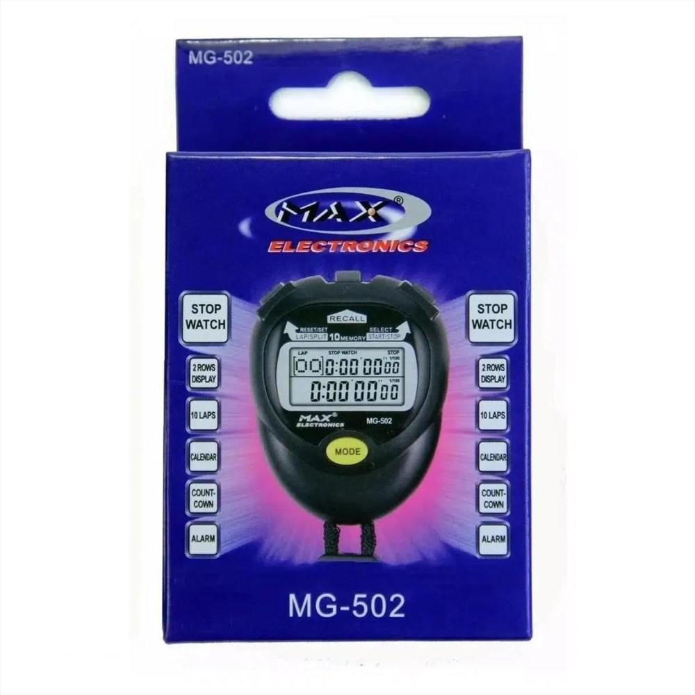Cronómetro 10 Memorias Mg 502 Max Electronics img #2