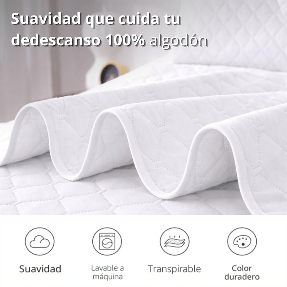Colcha Doble, Doble Faz Blanco img #2