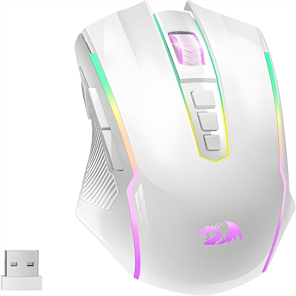 Mouse Redragon Ranger Lite Inalmbrico Recargable Sensor Optico 8000 Dpi Rgb img #1