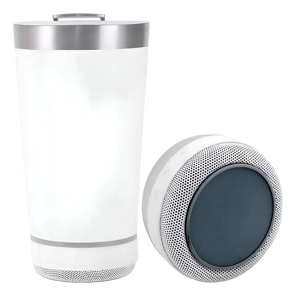 Termo Vaso Bebidas Portátil Parlante Bluetooth Recargable img #1