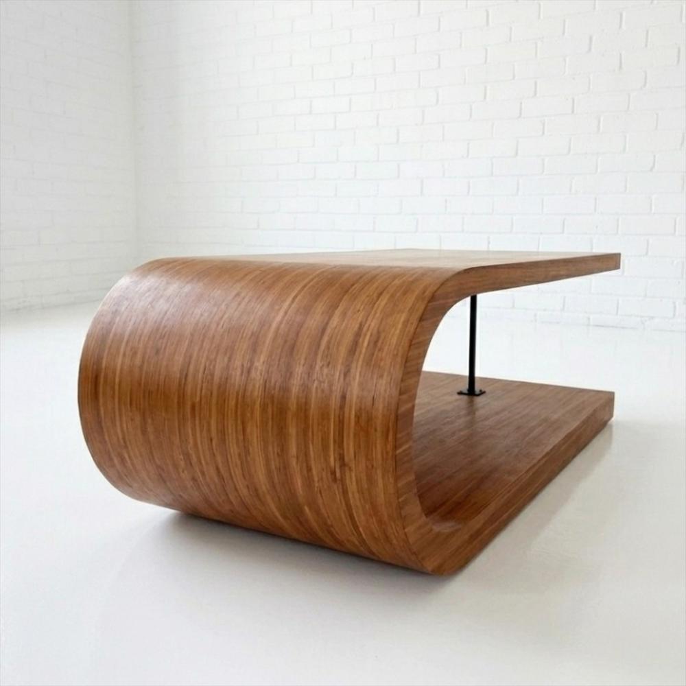 Mesa De Centro Twisted 110Cm X 57Cm Formica Y Metal img #2