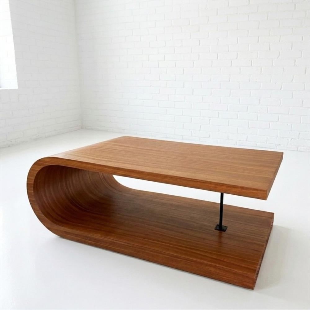 Mesa De Centro Twisted 110Cm X 57Cm Formica Y Metal img #3
