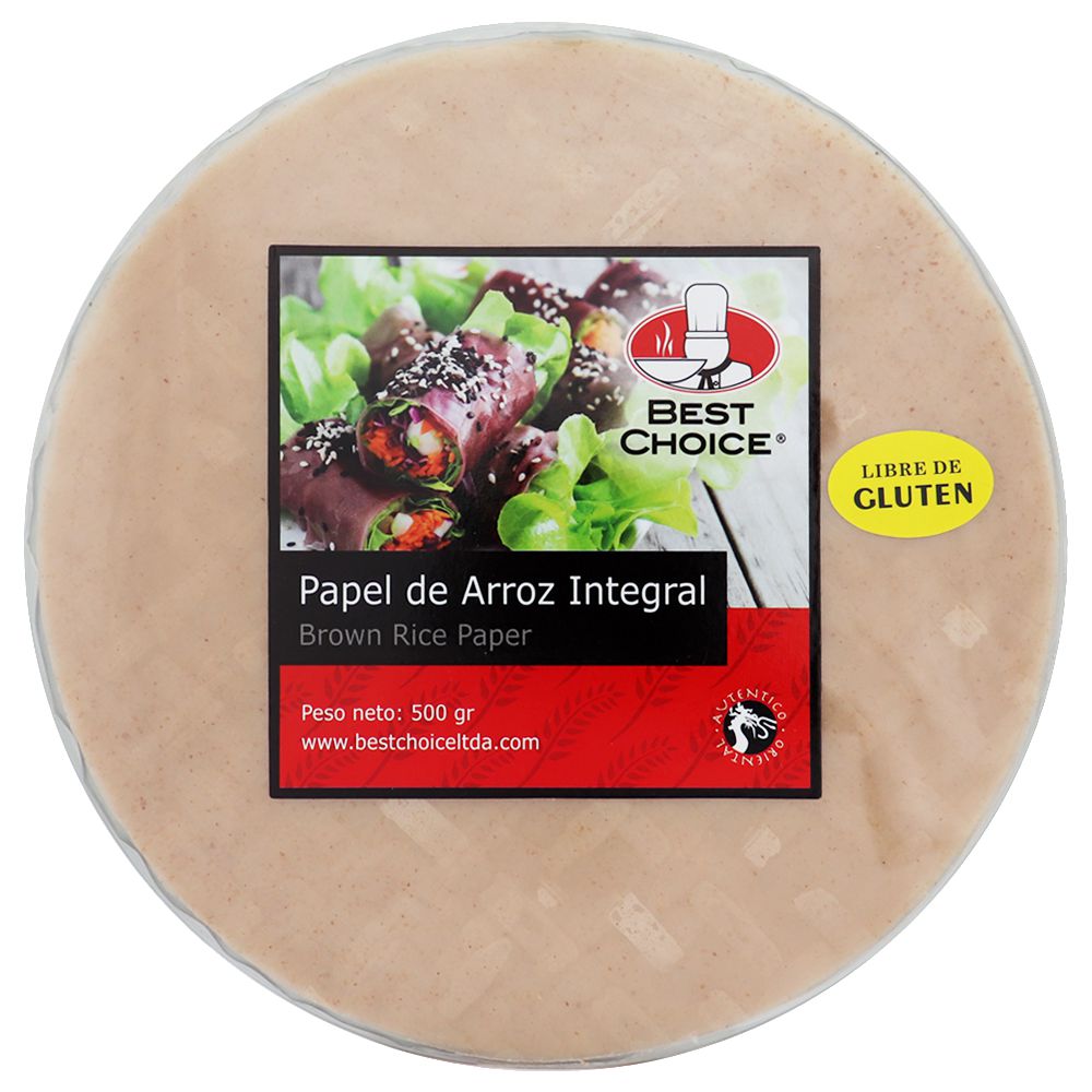 PAPEL DE ARROZ INTEGRAL BEST CHOICE 1  und img #1