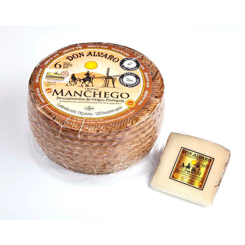 Queso Spanish Cheese manchego curado porcionado