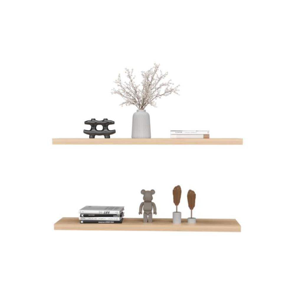Repisa Flotante Shelf 120, Beige X2 Unidades Zf img #1