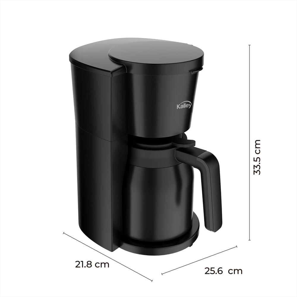 Cafetera Térmica Kalley 8 Tazas K Ctn Negro img #2