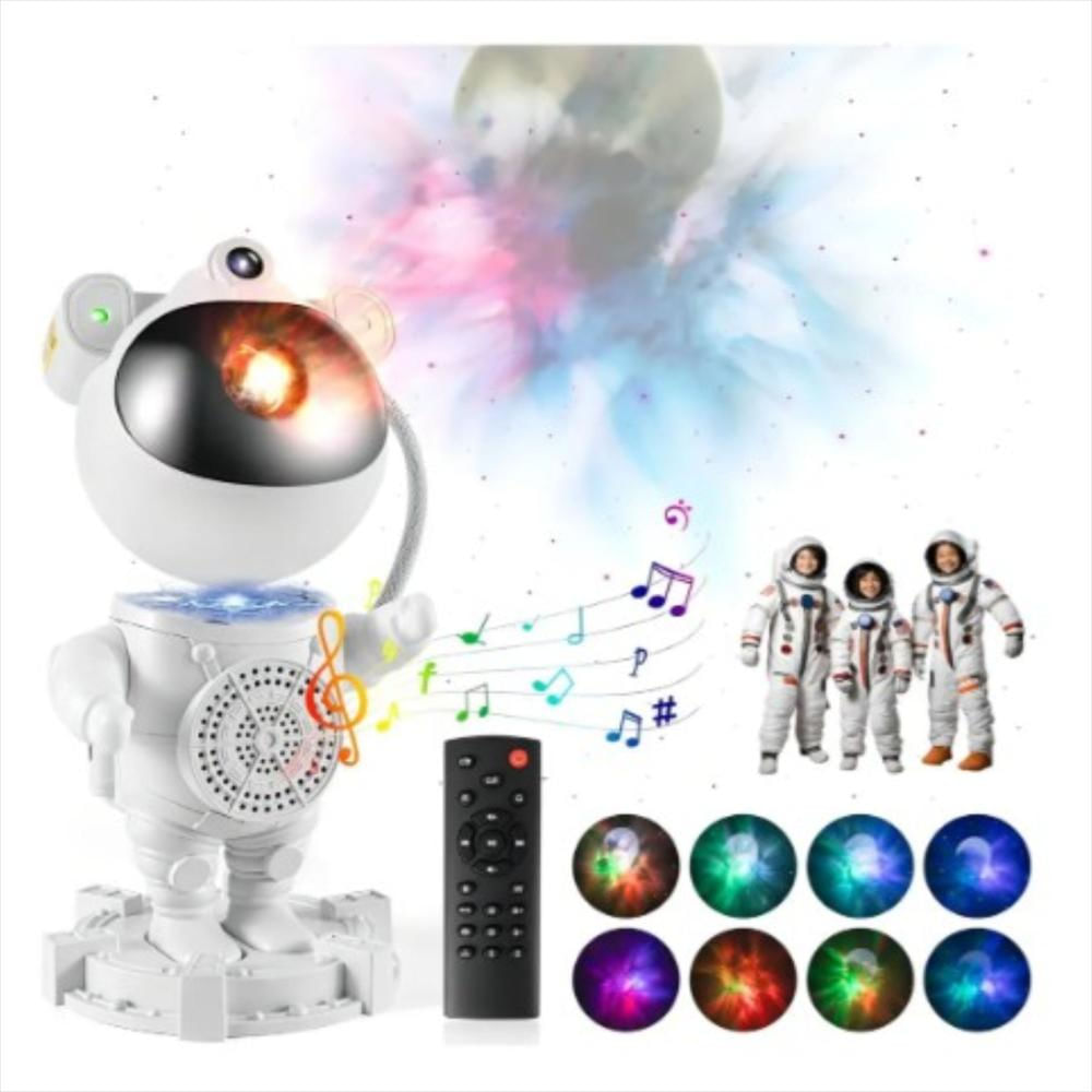 Proyector Astronauta Rodan Estrellas Bluetooth 360° Control Remoto img #1