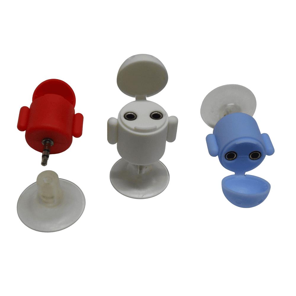 2 Adaptadores Conversor Plug 2 En 1 Audio Y Video img #1