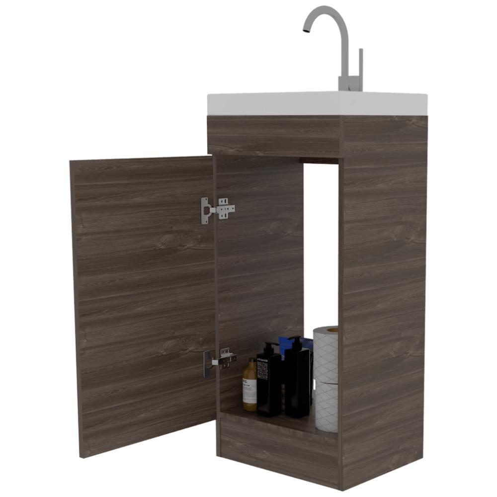 Mueble Para Lavamanos Barú, Avellana, Con Una Puerta Batiente img #1