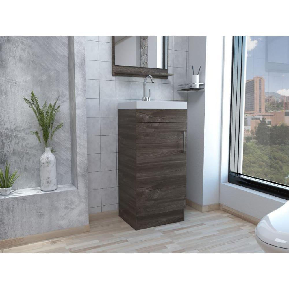 Mueble Para Lavamanos Barú, Avellana, Con Una Puerta Batiente img #2