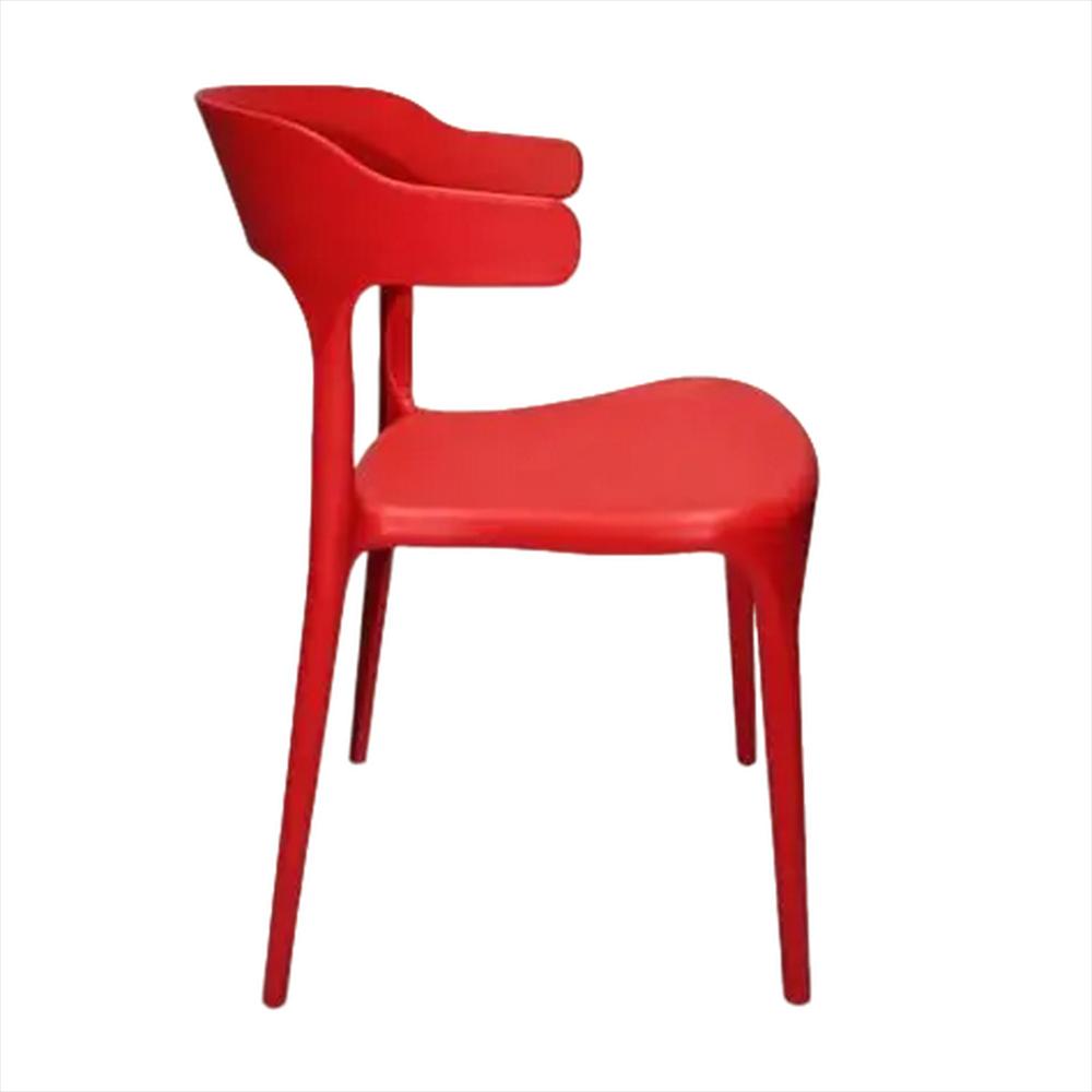 Silla En Polipropileno Para Niños Color Rojo img #4