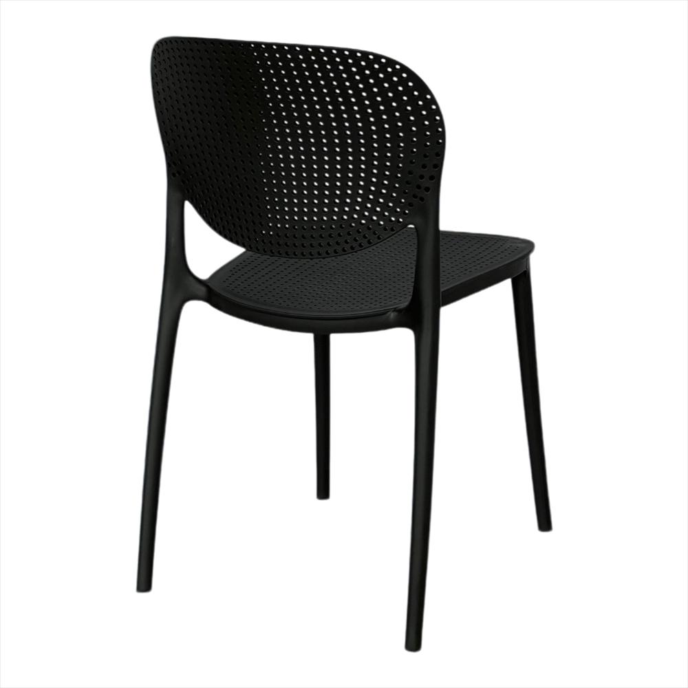 Silla Monza En Polipropileno Color Negro img #2