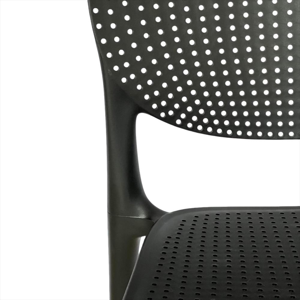 Silla Monza En Polipropileno Color Negro img #3