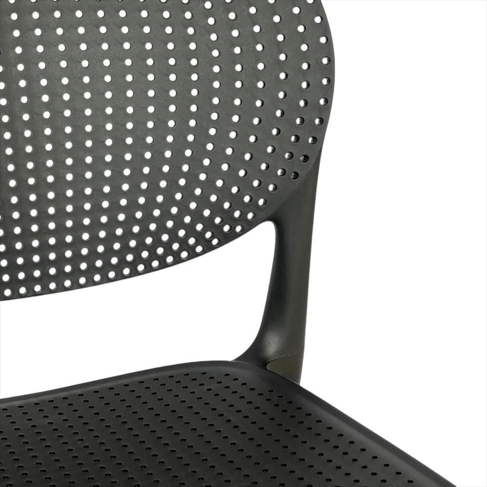 Silla Monza En Polipropileno Color Negro img #4