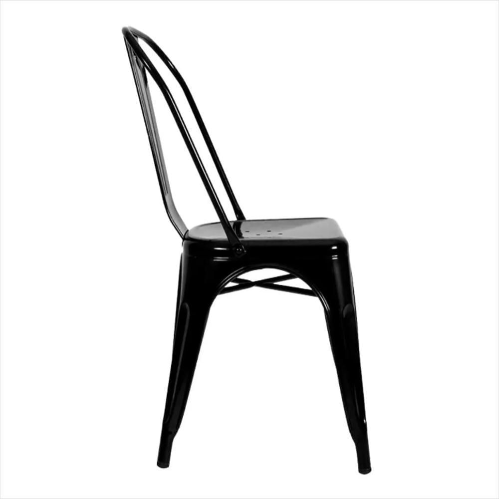 Silla Metálica Tolix Color Negro img #2