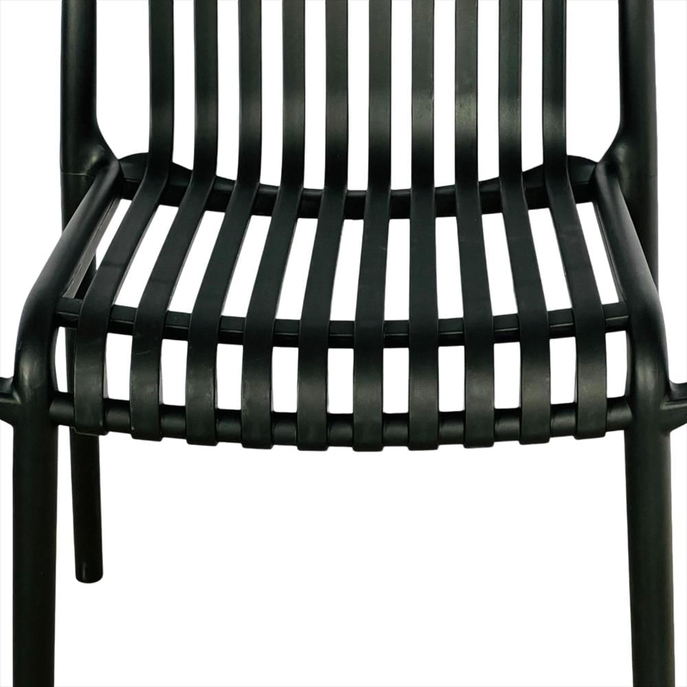 Silla Bistro Con Brazos En Polipropileno Color Negro img #5