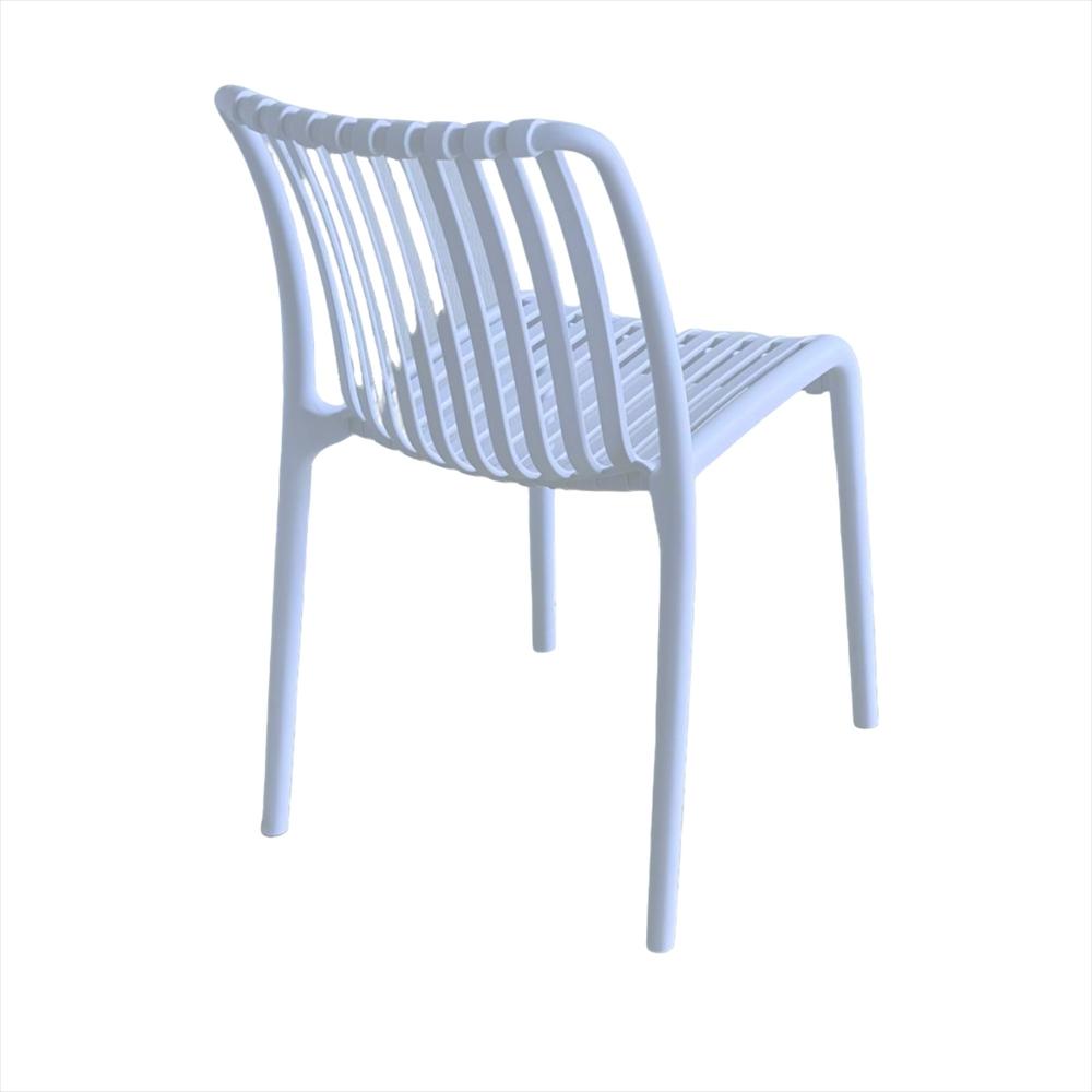 Set X4 Sillas Bistro En Polipropileno Color Blanco img #4