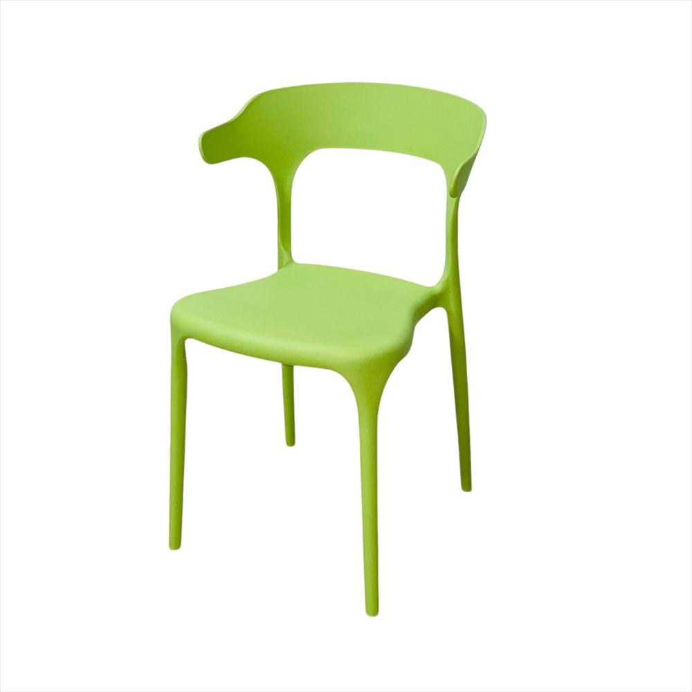 Set X4 Sillas En Polipropileno Genova Color Verde img #3